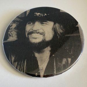 Country Pinback Button Waylon Jennings 2 1/4"